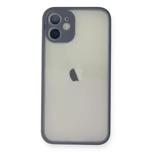 İphone 11 Pro Max Kılıf Montreal Silikon Kapak - Gri