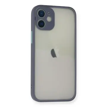 İphone 11 Pro Max Kılıf Montreal Silikon Kapak - Gri