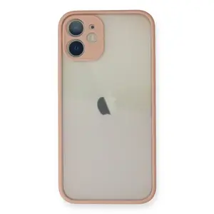 Newface Apple İphone 11 Pro Max Kılıf Montreal Silikon Kapak - Pembe