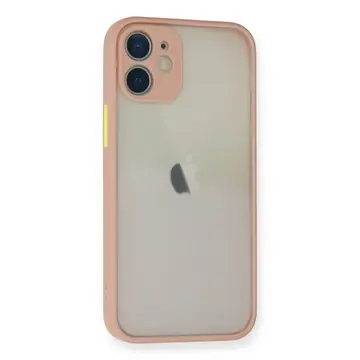 Newface Apple İphone 11 Pro Max Kılıf Montreal Silikon Kapak - Pembe