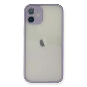 Newface Apple İphone 11 Pro Max Kılıf Montreal Silikon Kapak - Mor