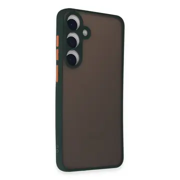 Samsung Galaxy S24 Kılıf Montreal Silikon Kapak - Yeşil