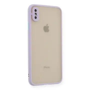 Newface Apple İphone X Kılıf Montreal Silikon Kapak - Mor