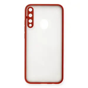 Newface Huawei P40 Lite E Kılıf Montreal Silikon Kapak - Kırmızı