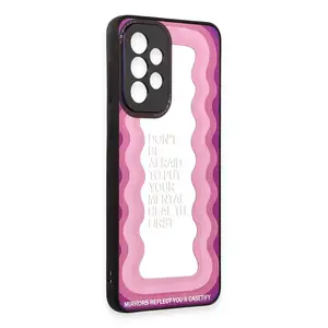 Newface Samsung Galaxy A73 5g Kılıf Mirror Desenli Kapak - Mirror - 11