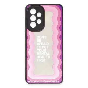 Newface Samsung Galaxy A73 5g Kılıf Mirror Desenli Kapak - Mirror - 11