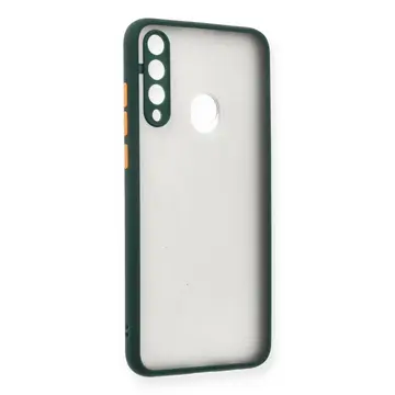 Newface Huawei Y6p Kılıf Montreal Silikon Kapak - Yeşil