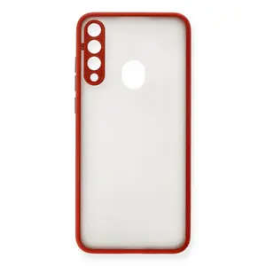 Newface Huawei Y6p Kılıf Montreal Silikon Kapak - Kırmızı