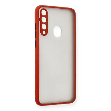 Newface Huawei Y6p Kılıf Montreal Silikon Kapak - Kırmızı