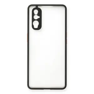 Newface Oppo Find X2 Kılıf Montreal Silikon Kapak - Siyah