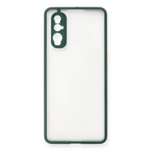 Newface Oppo Find X2 Kılıf Montreal Silikon Kapak - Yeşil