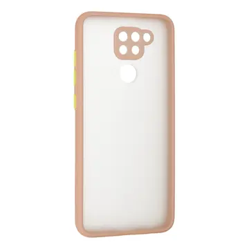 Newface Xiaomi Redmi Note 9 Kılıf Montreal Silikon Kapak - Pembe