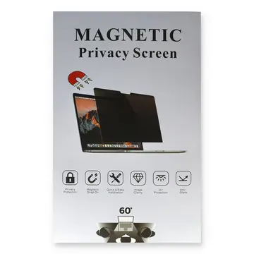 Newface Apple Macbook Air 13.3 Macbook Manyetik Hayalet Ekran Koruyucu - Siyah