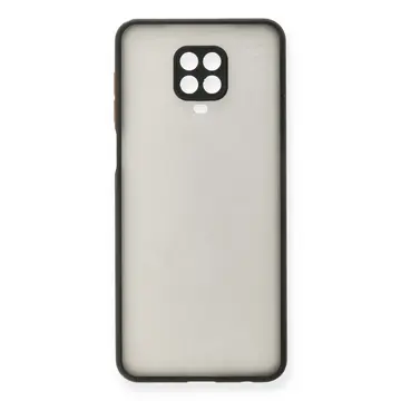 Newface Xiaomi Redmi Note 9 Pro Kılıf Montreal Silikon Kapak - Siyah