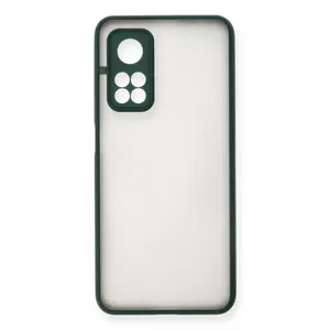 Newface Xiaomi Mi 10t Kılıf Montreal Silikon Kapak - Yeşil