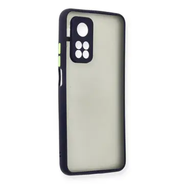 Newface Xiaomi Mi 10t Kılıf Montreal Silikon Kapak - Lacivert