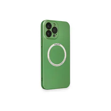 İphone 13 Pro Kılıf Jack Magneticsafe Lens Silikon - Yeşil