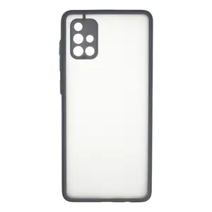 Newface Samsung Galaxy A71 Kılıf Montreal Silikon Kapak - Gri