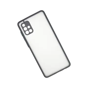 Newface Samsung Galaxy A71 Kılıf Montreal Silikon Kapak - Gri