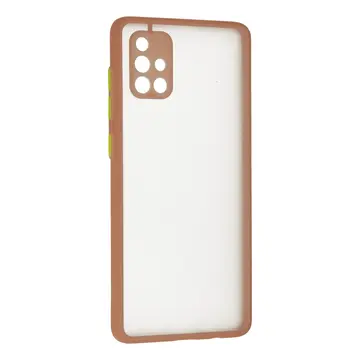 Newface Samsung Galaxy A71 Kılıf Montreal Silikon Kapak - Pembe