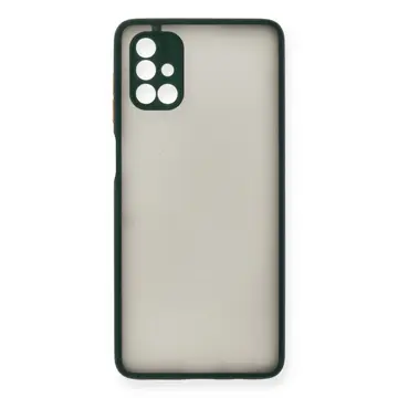 Newface Samsung Galaxy M51 Kılıf Montreal Silikon Kapak - Yeşil
