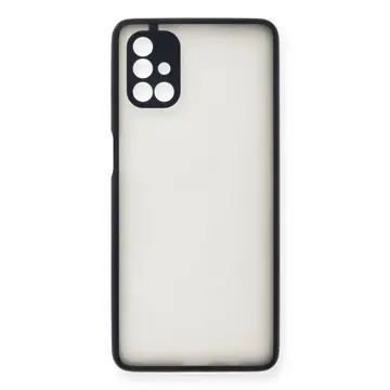 Newface Samsung Galaxy M51 Kılıf Montreal Silikon Kapak - Lacivert