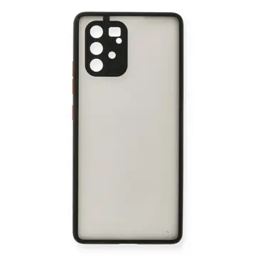Newface Samsung Galaxy A91 / S10 Lite Kılıf Montreal Silikon Kapak - Siyah