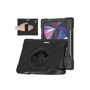 İpad Pro 12.9 (2020) Kılıf Amazing Tablet Kapak - Siyah