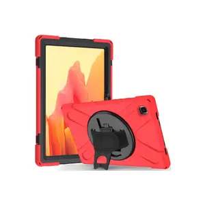 Samsung Galaxy T220 Tab A7 Lite 8.7 Kılıf Amazing Tablet Kapak - Kırmızı