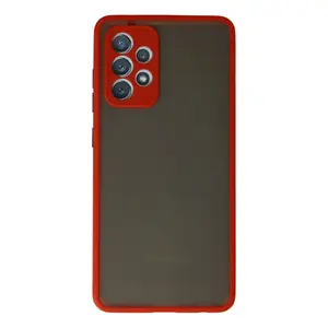 Samsung Galaxy A72 Kılıf Montreal Silikon Kapak - Kırmızı