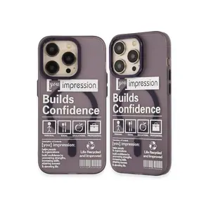 Newface Apple İphone 14 Pro Kılıf Apollo Magneticsafe Desenli Kapak - Apollo Mor - 6