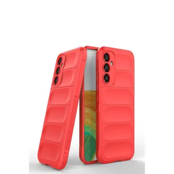 Samsung Galaxy A05s Kılıf Optimum Silikon - Kırmızı