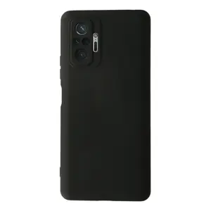 Xiaomi Redmi Note 10 Pro Kılıf Nano İçi Kadife Silikon - Siyah