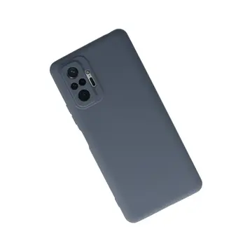 Xiaomi Redmi Note 10 Pro Kılıf Nano İçi Kadife Silikon - Gri