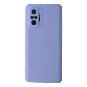 Xiaomi Redmi Note 10 Pro Kılıf Nano İçi Kadife Silikon - Lila