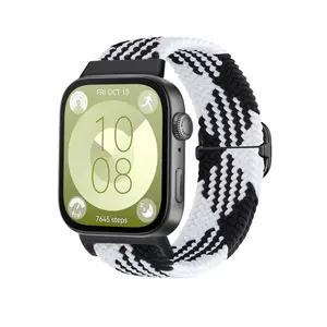 Huawei Fit 4  Kordon - Siyah-beyaz