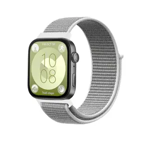 Huawei Fit 4 Hasırlı Cırtcırtlı Kordon - Beyaz