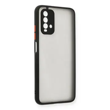 Xiaomi Redmi 9t Kılıf Montreal Silikon Kapak - Siyah