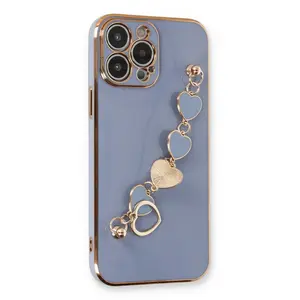 İphone 14 Pro Max Kılıf Esila Silikon - Gri