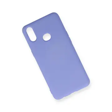 Newface Samsung Galaxy A10s Kılıf Nano İçi Kadife Silikon - Lila