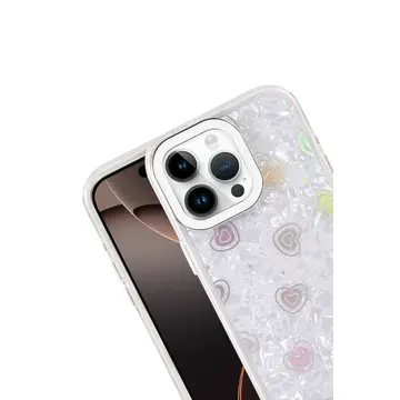 İphone 14 Pro Max Lumi Desenli Kapak - Beyaz