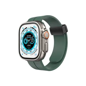 Newface Apple Watch 38mm Kr412 Elegance Stylısh Kordon - Koyu Yeşil