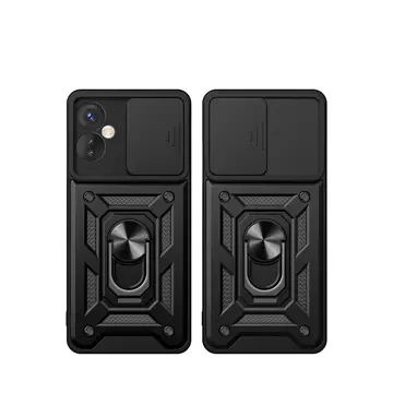 İnfinix Hot 30 4g Kılıf Pars Lens Yüzüklü Silikon - Gold