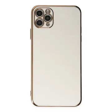 Newface Apple İphone 11 Pro Max Kılıf Volet Silikon - Beyaz