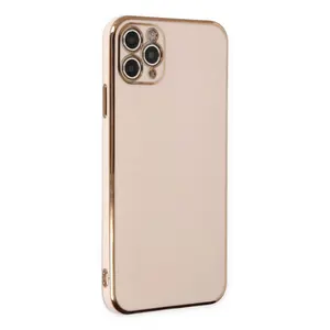 Newface Apple İphone 11 Pro Max Kılıf Volet Silikon - Pembe