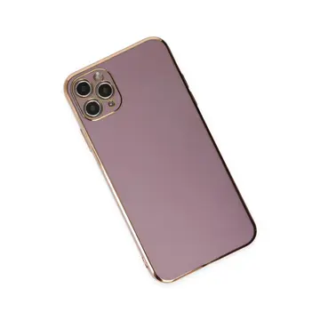 Newface Apple İphone 11 Pro Max Kılıf Volet Silikon - Mor