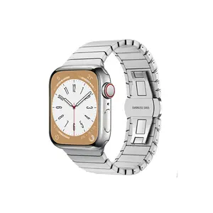 Newface Apple Watch 38mm Kr413 Fine Steel Kordon - Gümüş