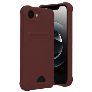 İphone 16e Kelvin Kartvizitli Silikon - Bordo
