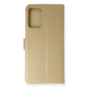 Newface Samsung Galaxy Note 20 Kılıf Trend S Plus Kapaklı Kılıf - Gold