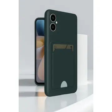 Samsung Galaxy A05 Kelvin Kartvizitli Silikon - Siyah